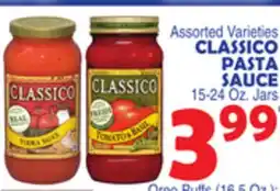 Bravo Supermarkets CLASSICO PASTA SAUCE offer