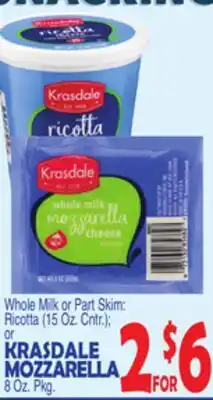 Bravo Supermarkets KRASDALE MOZZARELLA offer