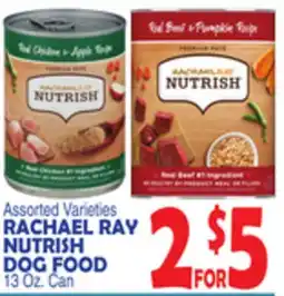 Bravo Supermarkets RACHAEL RAY NUTRISH DOG FOOD offer