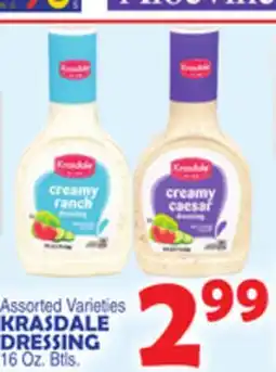 Bravo Supermarkets KRASDALE DRESSING offer