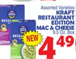 Bravo Supermarkets KRAFT RESTAURANT EDITION MAC & CHEESE offer