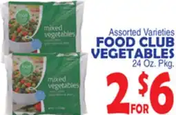 Bravo Supermarkets FOOD CLUB VEGETABLES offer