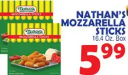 Bravo Supermarkets NATHAN'S MOZZARELLA STICKS offer