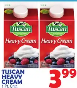 Bravo Supermarkets TUSCAN HEAVY CREAM offer