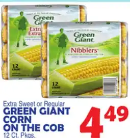 Bravo Supermarkets GREEN GIANT CORN ON THE COB offer