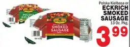 Bravo Supermarkets Polska Kielbasa or ECKRICH SMOKED SAUSAGE offer