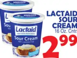 Bravo Supermarkets LACTAID SOUR CREAM offer