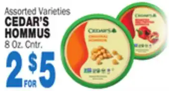 Bravo Supermarkets CEDAR'S HOMMUS offer