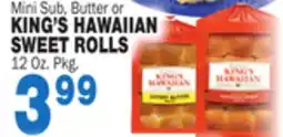 Bravo Supermarkets KING'S HAWAIIAN SWEET ROLLS offer