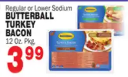 Bravo Supermarkets BUTTERBALL TURKEY BACON offer