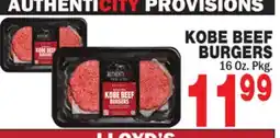 Bravo Supermarkets KOBE BEEF BURGERS offer