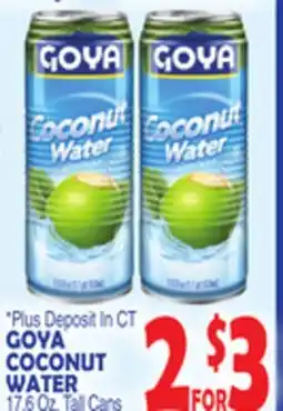 Bravo Supermarkets GOYA COCONUT WATER offer