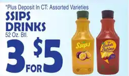 Bravo Supermarkets SSIPS DRINKS offer