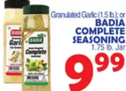 Bravo Supermarkets BADIA COMPLETE SEASONING offer