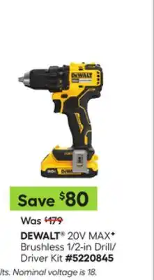 Lowe's 20V MAXF Brushless offer