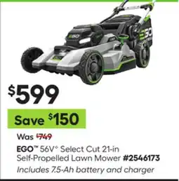 Lowe's 56VG Select Cut 21-in Self-Propelled Lawn Mower offer
