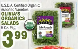 Bravo Supermarkets OLIVIA'S ORGANICS SALADS offer