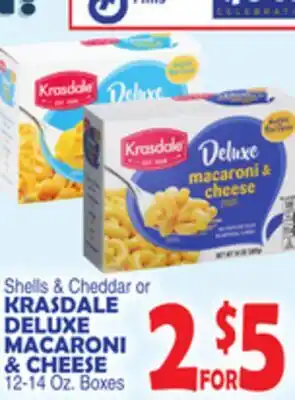 Bravo Supermarkets KRASDALE DELUXE MACARONI & CHEESE offer