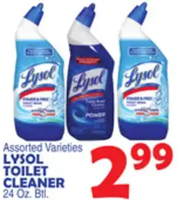 Bravo Supermarkets LYSOL TOILET CLEANER offer
