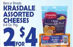 Bravo Supermarkets KRASDALE ASSORTED CHEESES offer