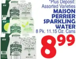 Bravo Supermarkets MAISON PERRIER SPARKLING WATER offer