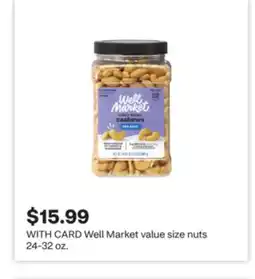 CVS Well Market value size nuts offer