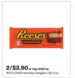 CVS Hershey's singles offer