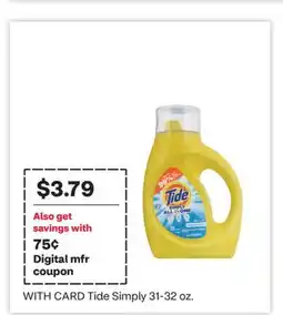 CVS Tide Simply offer