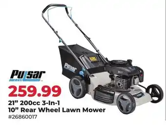 Runnings Pulsar 21 200cc 3-In-1 10 Rear Wheel Lawn Mower offer