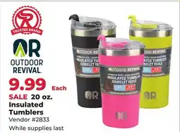 Runnings Outdoor Revival 20 oz. Insulated Tumblers offer