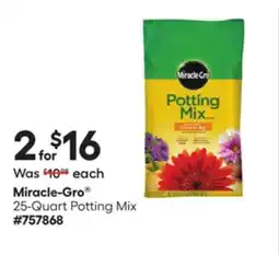 Lowe's Miracle-Gro 25-Quart Potting Mix offer