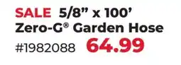 Runnings 5/8 x 100' Zero-G Garden Hose offer