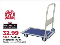 Runnings Black Diamond Folding Platform Truck offer