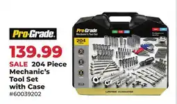 Runnings Pro Grade 204 Piece Mechanic's Tool Set with Case offer