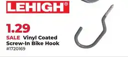 Runnings LEHIGH Vinyl Coated Screw-In Bike Hook offer