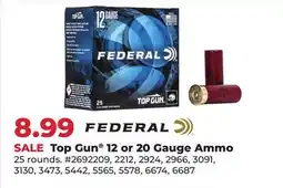Runnings Top Gun 12 or 20 Gauge Ammo offer