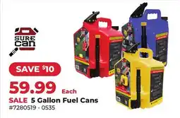 Runnings 5 Gallon Fuel Cans offer