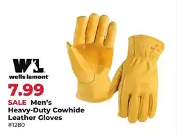 Runnings Men's Heavy-Duty Cowhide Leather Gloves offer
