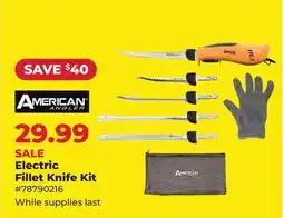 Runnings Electric Fillet Knife Kit offer
