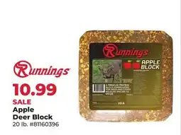 Runnings Runnings Apple Deer Block offer