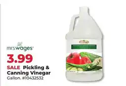 Runnings Mrs wages Pickling & Canning Vinegar offer