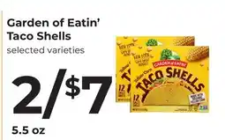 Lifethyme Garden of Eatin' Taco Shells offer