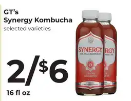 Lifethyme GT's Synergy Kombucha offer