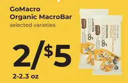 Lifethyme GoMacro Organic MacroBar offer