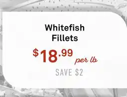 Standard Market Whitefish Fillets offer
