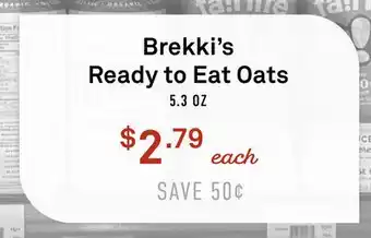 Standard Market Brekki's Ready to Eat Oats offer