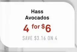 Standard Market Hass Avocados offer