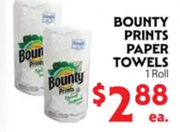 La Chiquita Food Market BOUNTY PRINTS PAPER TOWELS offer