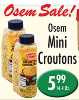 Garden Fresh Market Osem Mini Croutons offer