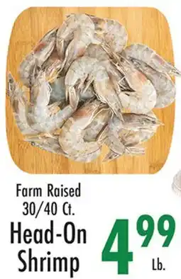 Garden Fresh Market Farm Raised 30/40 Ct. Head-On Shrimp offer